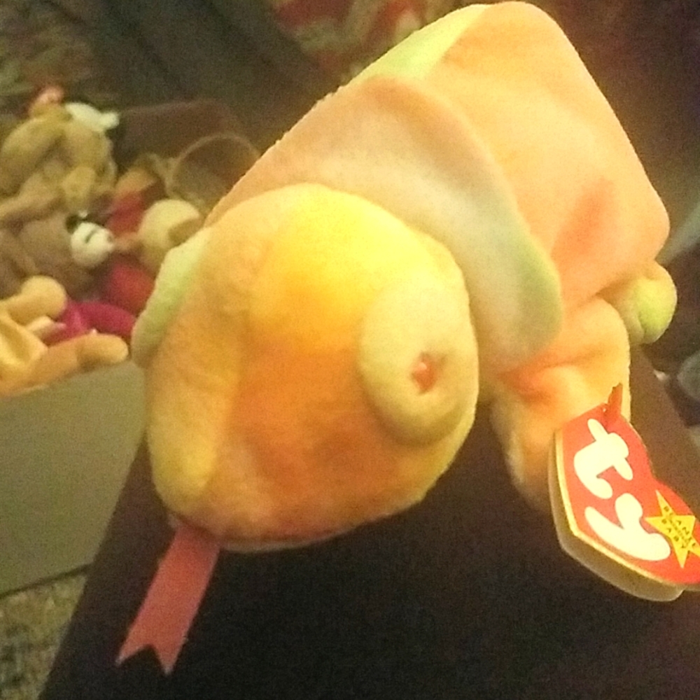 Rainbow the Chameleon Beanie Baby 1997